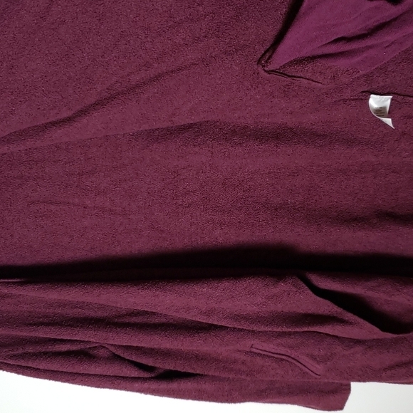 Barefoot dreams waterfall cardigan sweater, red/purple women's size L/XL - Picture 6 of 10